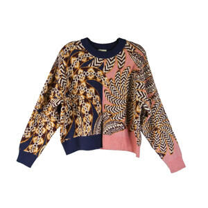 NEW, Farm Rio Mixed Yawanawa Vanahu Sweater Size S #S7441